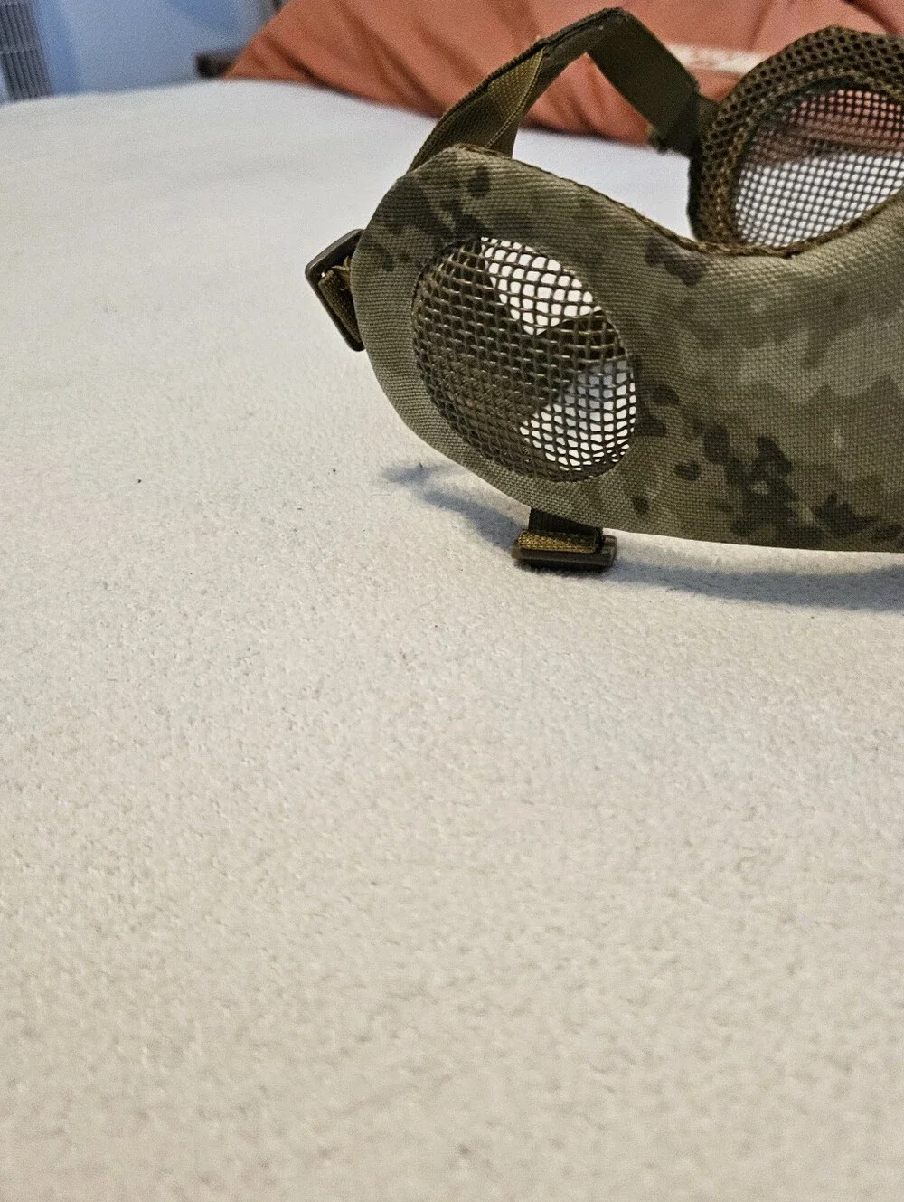 Unbranded Camo foldable tactical airsoft mask Paintball Skeet Shooting Hunting